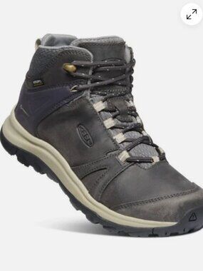 NWT KEEN Terradora II 2 Mid Ankle Hiking WP Boots Leather Magnet Plaza Taupe 9